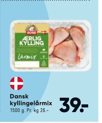Bilka Dansk kyllinge lårmix tilbud