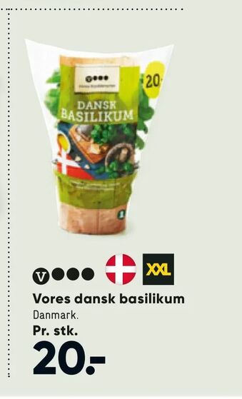 Bilka Vores dansk basilikum tilbud