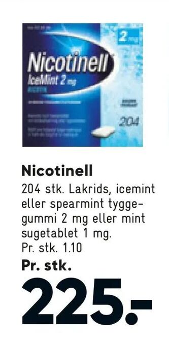 Bilka Nicotinell tilbud