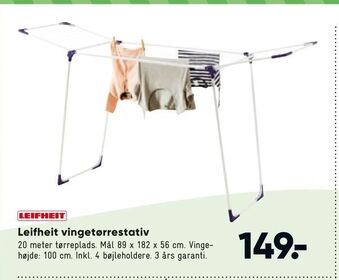 Bilka Leifheit vingetørrestativ tilbud