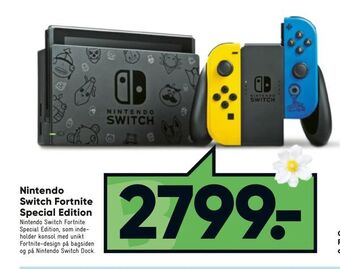 Bilka Nintendo Switch Fortnite Special Edition tilbud
