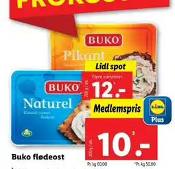 Lidl Flødeost Pikant tilbud
