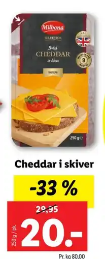 Lidl Skiveost tilbud