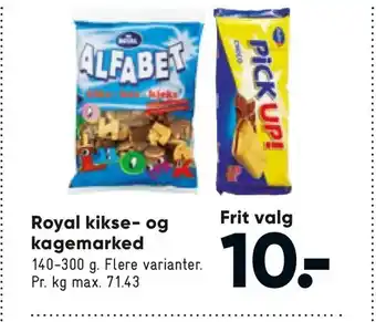 Bilka Royal kikse- og kagemarked tilbud