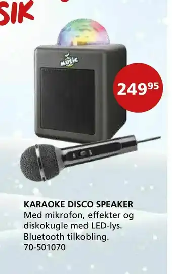 Karaoke disco speaker