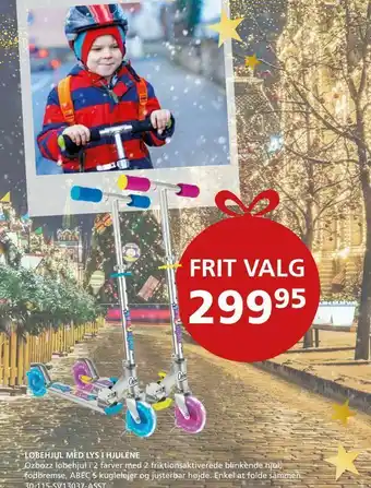 Kon-Tur Løbehjul med lys i hjulene tilbud
