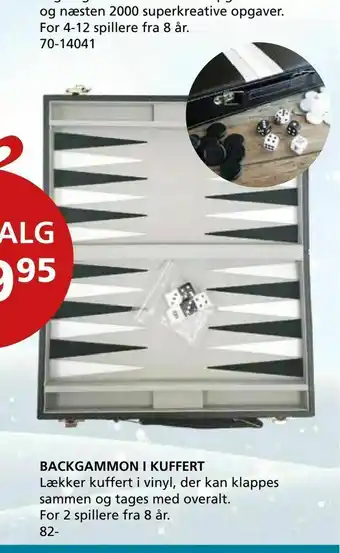 Backgammon i kuffert
