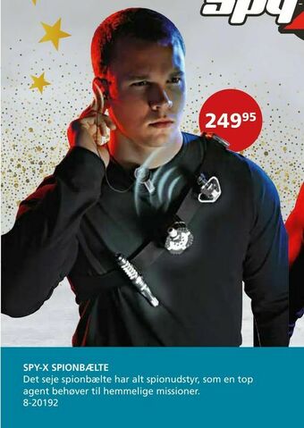 Kon-Tur Spy-x spionbælte tilbud