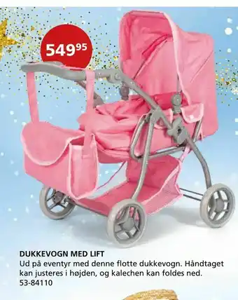 Dukkevogn med lift