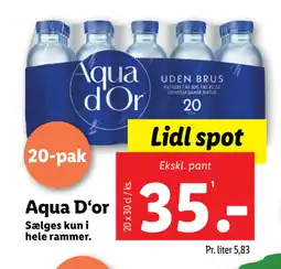 Lidl Aqua D‘or tilbud
