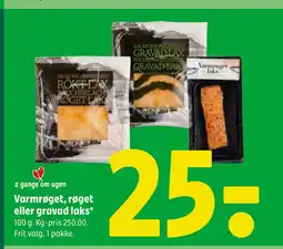 Coop 365 Varmrøget, røget eller gravad laks tilbud