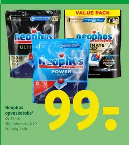 Coop 365 Neophos opvasketabs tilbud