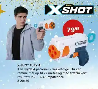 Kon-Tur X-shot fury 4 tilbud