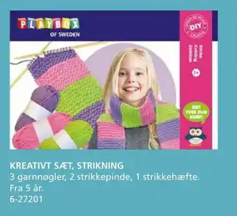 Kreativt sæt, strikning