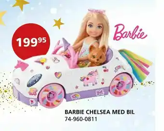 Barbie chelsea med bil
