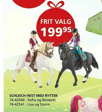 Kon-Tur Schleich hest med rytter tilbud