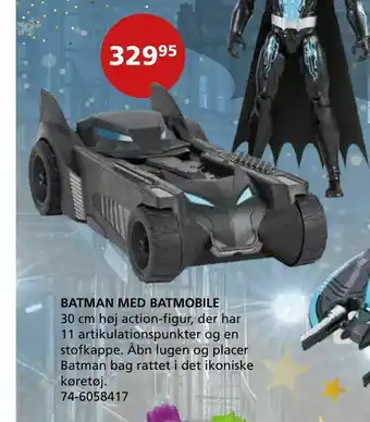 Batman med batmobile