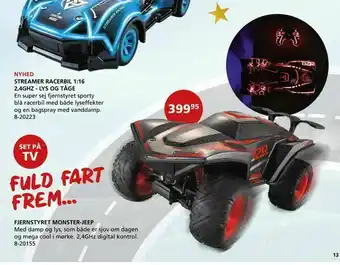 Kon-Tur Fjernstyret monster-jeep tilbud
