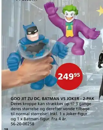 Goo jit zu dc, batman vs joker - 2-pak