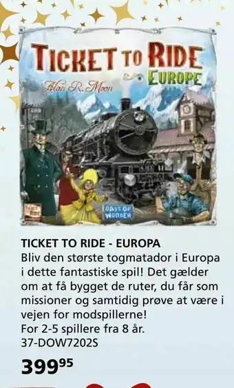 Ticket to ride - europa