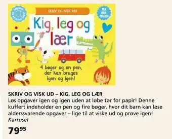 Skriv og visk ud - kig, leg og lær