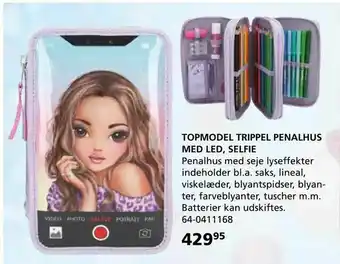 Topmodel trippel penalhus med led, selfie