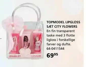 Kon-Tur Topmodel lipgloss sæt city flowers tilbud