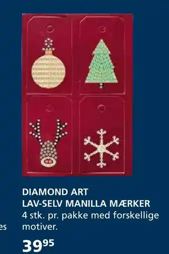 Kon-Tur Diamond art lav-selv manilla mærker tilbud