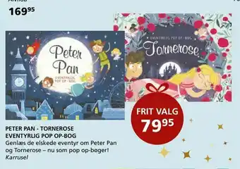 Peter pan - tornerose eventyrlig pop op-bog