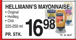 ABC Lavpris HELLMANN’S MAYONNAISE tilbud