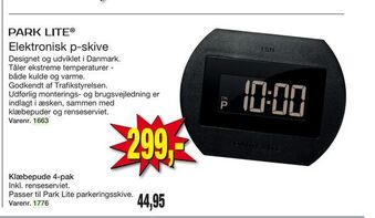 Harald Nyborg Elektronisk p-skive tilbud