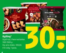Coop 365 Kyllingelår tilbud