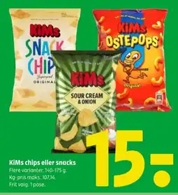 Coop 365 Snack Chips Original tilbud