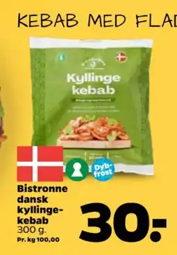 Netto Bistronne dansk kyllinge- kebab tilbud