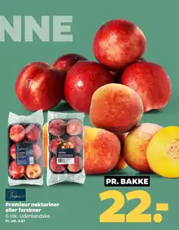 Netto Premieur nektariner eller ferskner tilbud