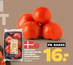 Netto Pedersens udvalgte danske økologiske runde tomater tilbud