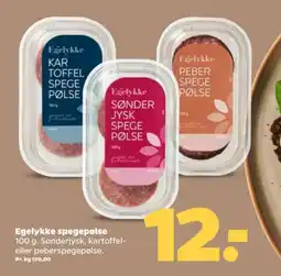 Netto Egelykke spegepølse tilbud