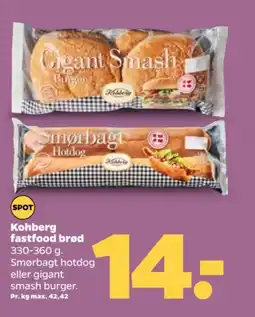Netto Kohberg fastfood brød tilbud