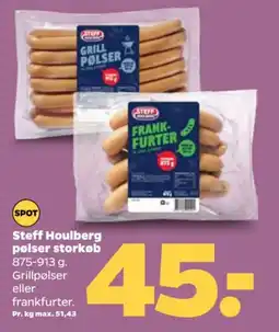 Netto Steff Houlberg pølser storkøb tilbud