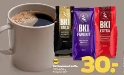 Netto BKI formalet kaffe tilbud
