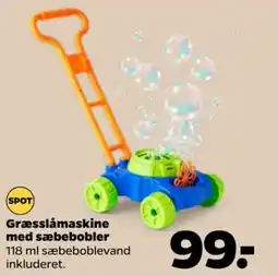 Netto Græsslåmaskine med sæbebobler tilbud