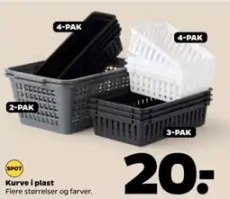 Netto Kurve i plast tilbud