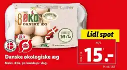 Lidl Danske økologiske æg tilbud