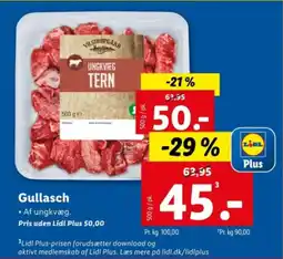 Lidl Gullasch tilbud