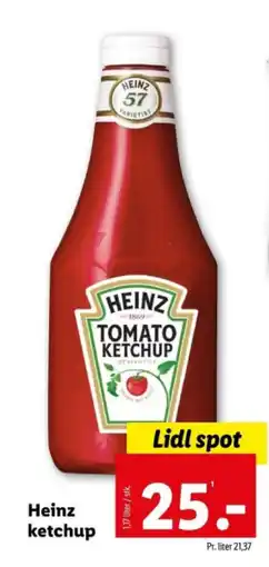 Lidl Heinz ketchup tilbud
