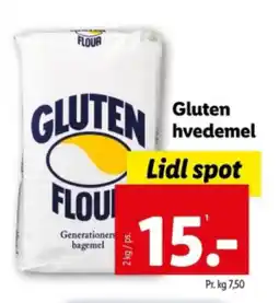 Lidl Gluten hvedemel tilbud