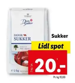Lidl Sukker tilbud