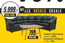 My Home Chalton Hjørnesofa tilbud