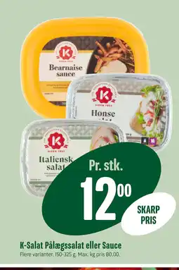 Min Købmand K-Salat Pålægssalat eller Sauce tilbud