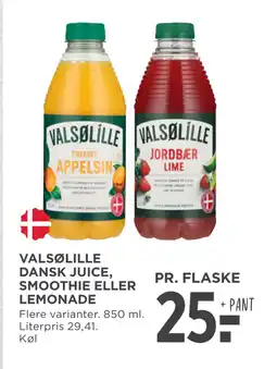 MENY VALSØLILLE DANSK JUICE, SMOOTHIE ELLER LEMONADE tilbud